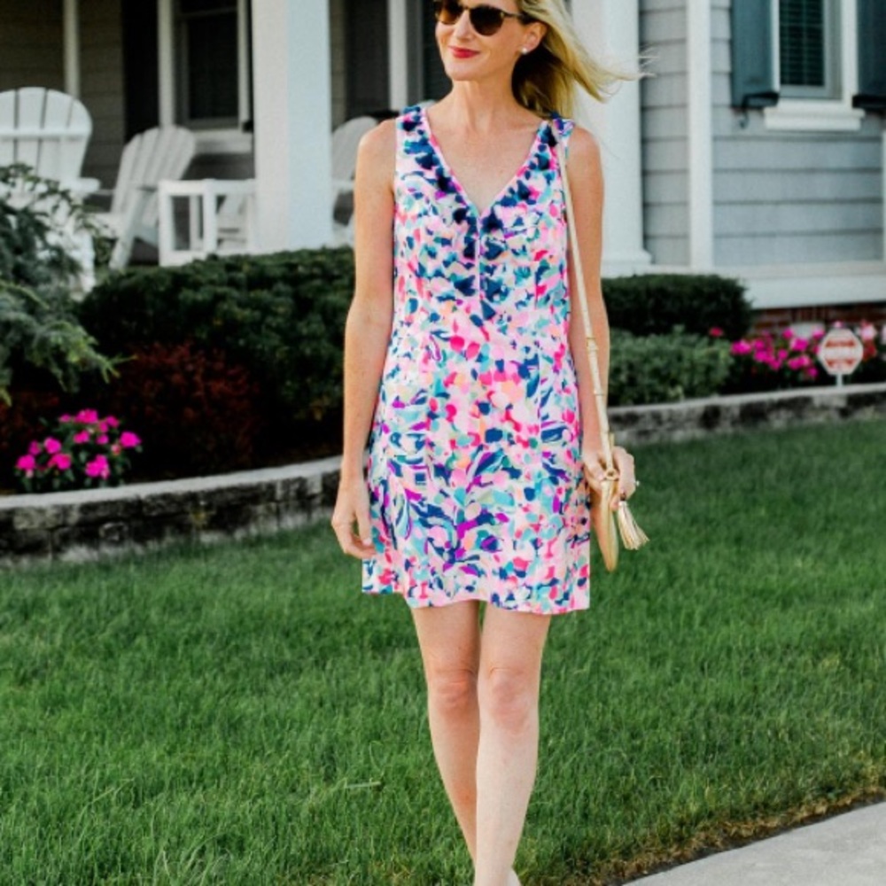 Lilly Pulitzer Cabrey shift NWT Pelican Pink size 4